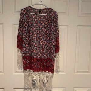 Chiffon kimono can use as cover up or a light jacket too